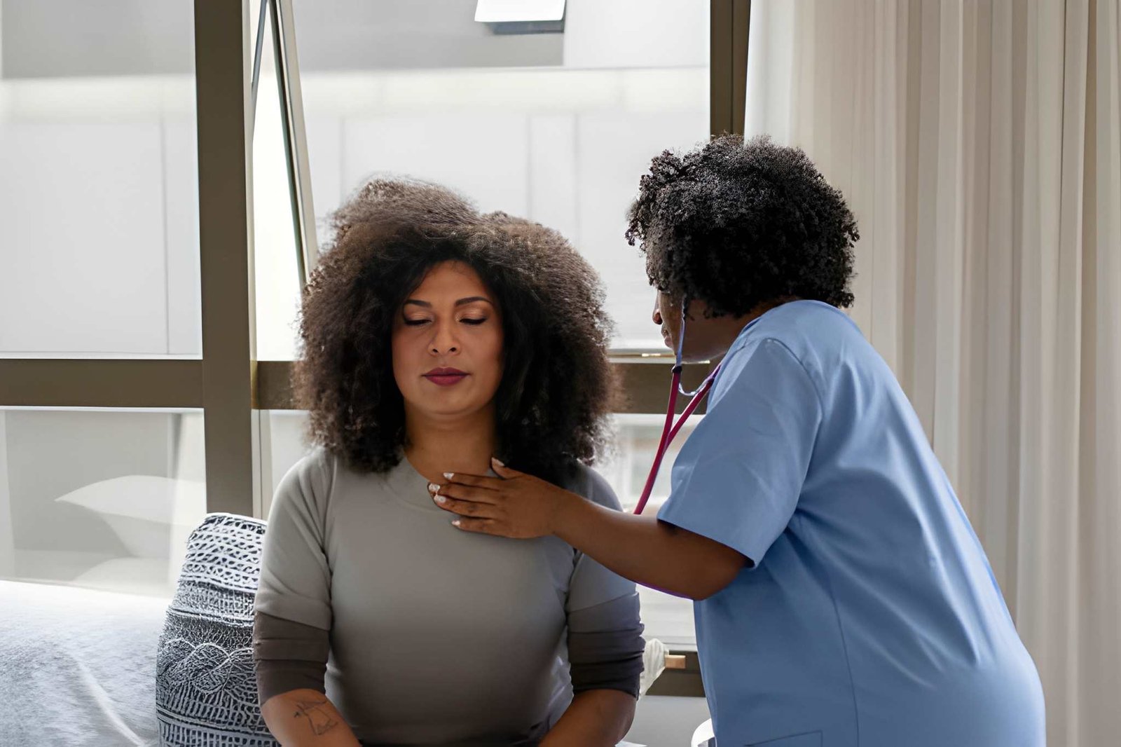 Patient in hospital setting